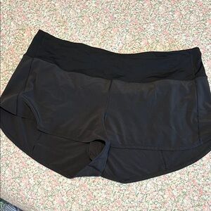 LULULEMON Black Speed Up 2.5 HR Shorts